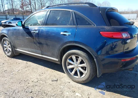2007 Infiniti Fx35 z USA, uszkodzony, nr VIN JNRAS08W57X209145